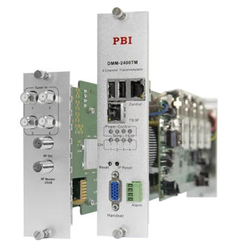 Модуль 4-тюнерного трансмодулятора QAM DMM-2400TM-30S2C на 4 DVB-C для цифровой ГС PBI DMM-1000